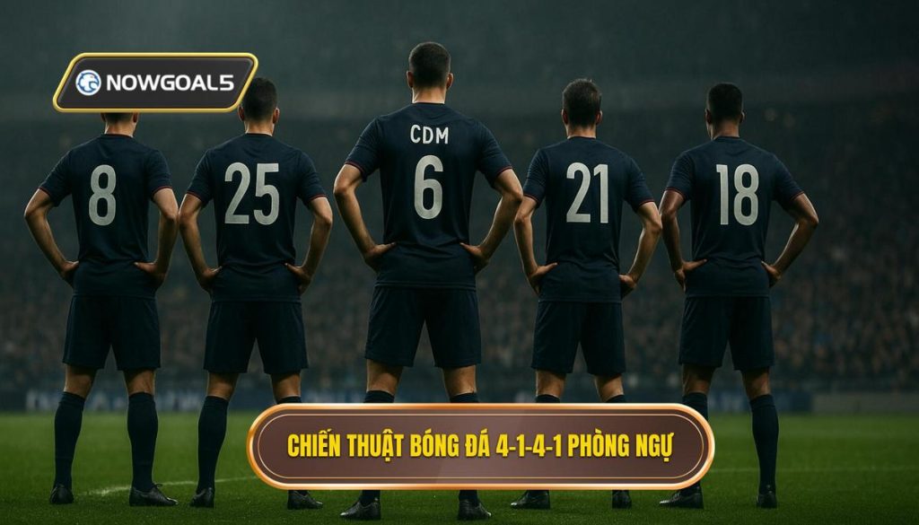 Chiến thuật bóng đá 4-1-4-1 phòng ngự