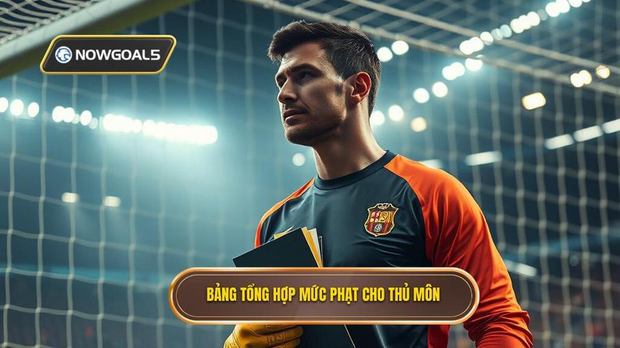 3. Bảng tổng hợp mức phạt cho thủ môn